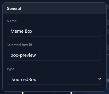 Box inspector General section