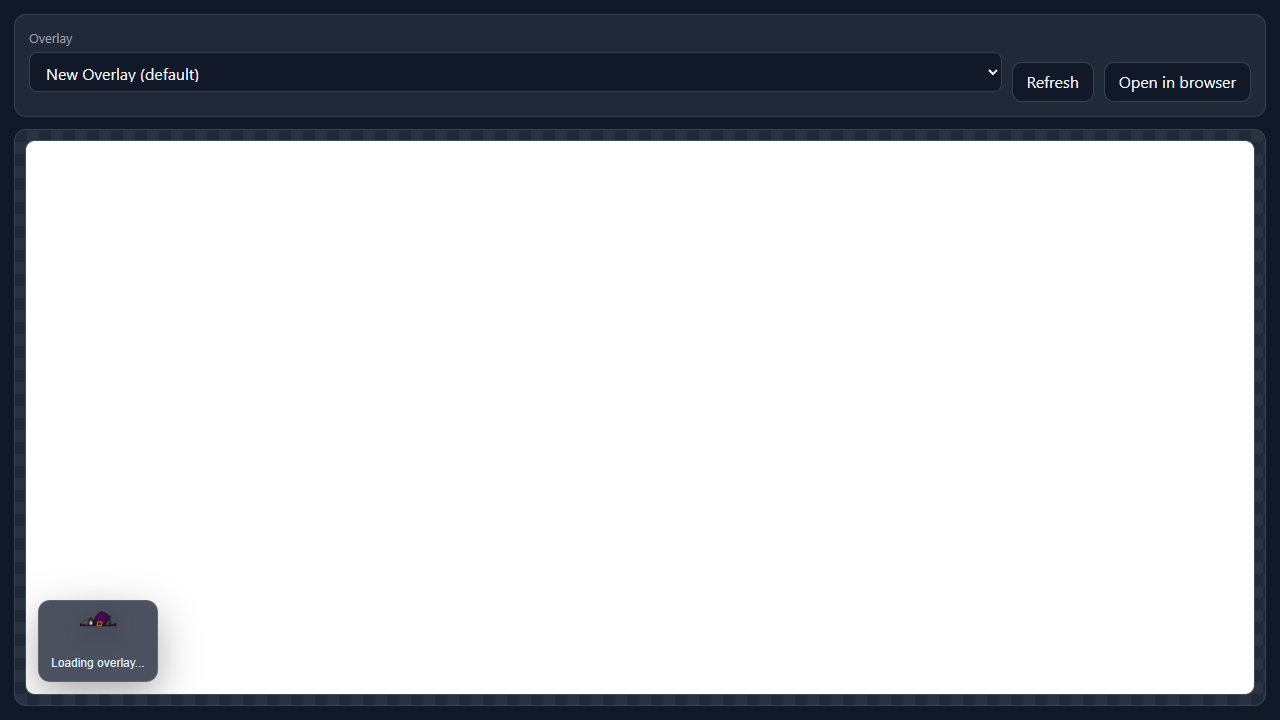 Open Overlay viewer page